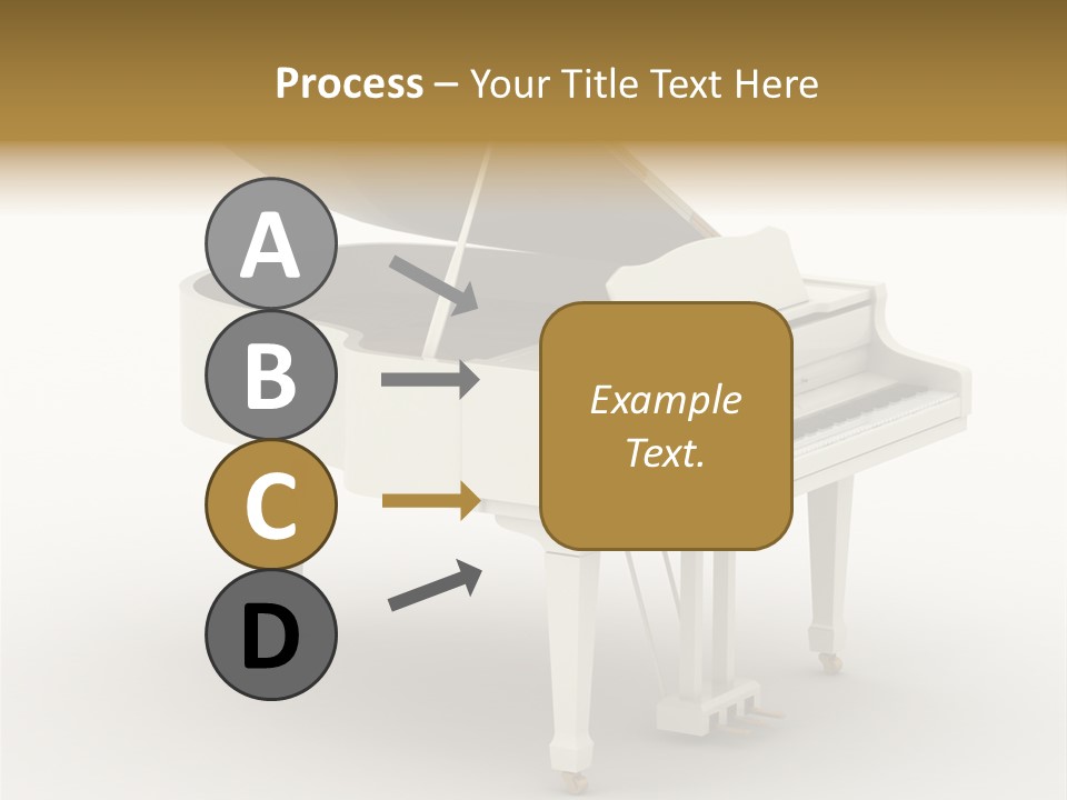 Jazz Pianoforte Symphonic PowerPoint Template