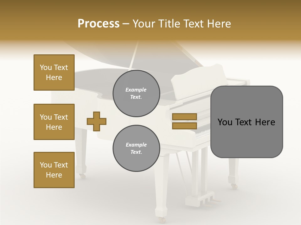 Jazz Pianoforte Symphonic PowerPoint Template