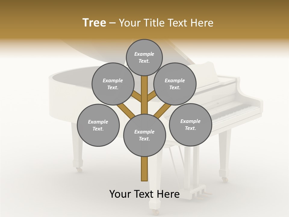 Jazz Pianoforte Symphonic PowerPoint Template