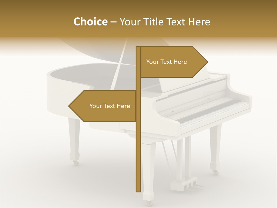 Jazz Pianoforte Symphonic PowerPoint Template