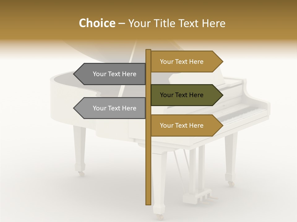 Jazz Pianoforte Symphonic PowerPoint Template