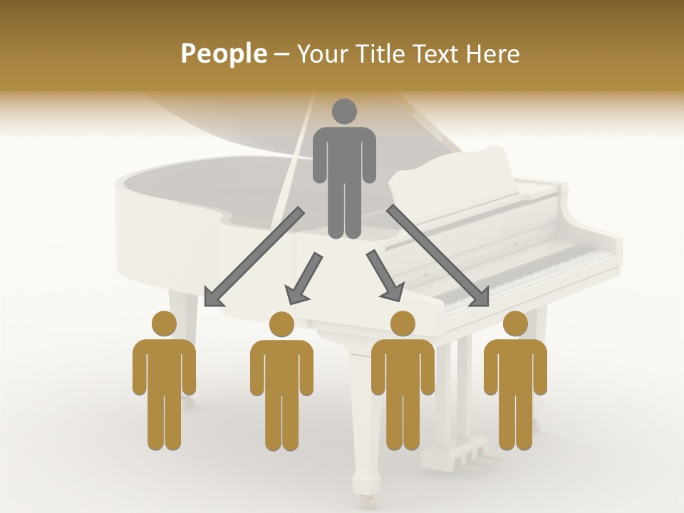 Jazz Pianoforte Symphonic PowerPoint Template