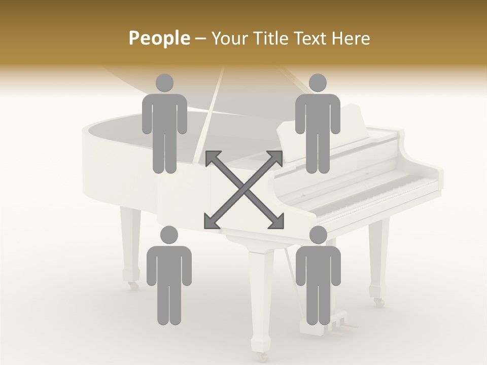 Jazz Pianoforte Symphonic PowerPoint Template