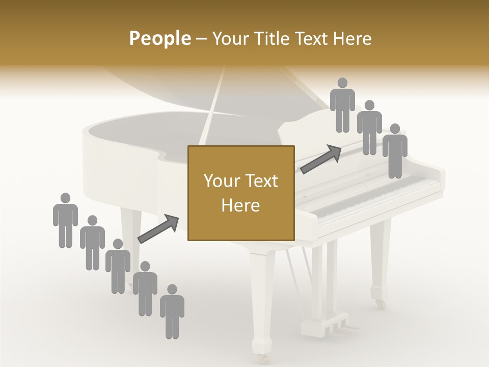 Jazz Pianoforte Symphonic PowerPoint Template