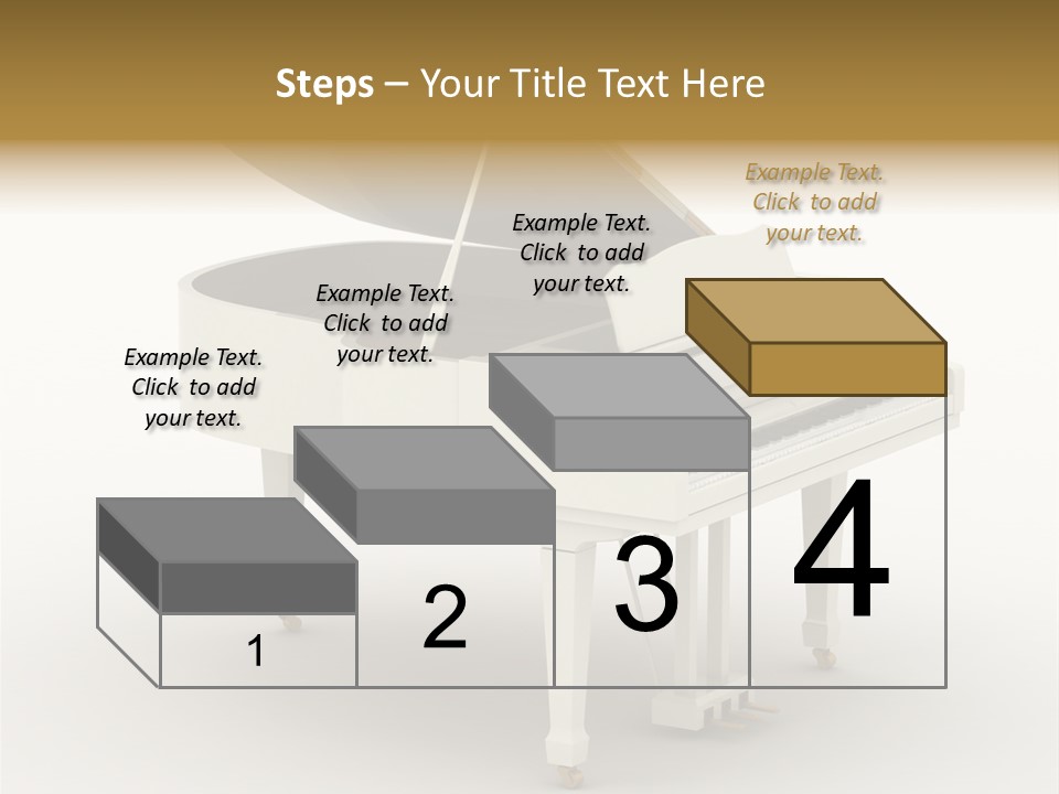 Jazz Pianoforte Symphonic PowerPoint Template