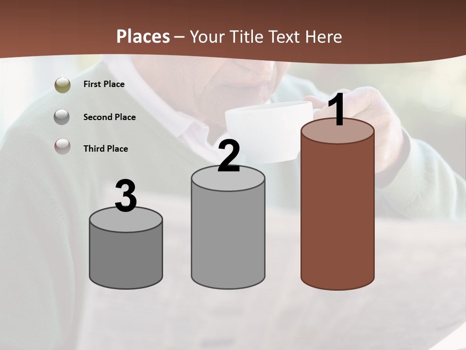 Isolated Dinner Background PowerPoint Template