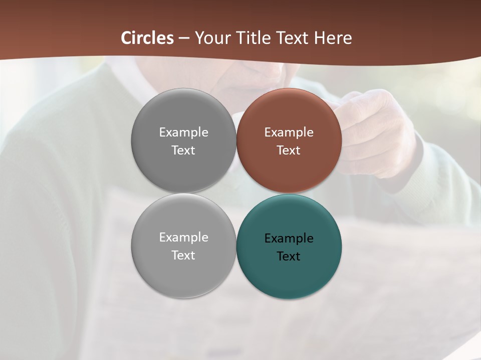 Isolated Dinner Background PowerPoint Template