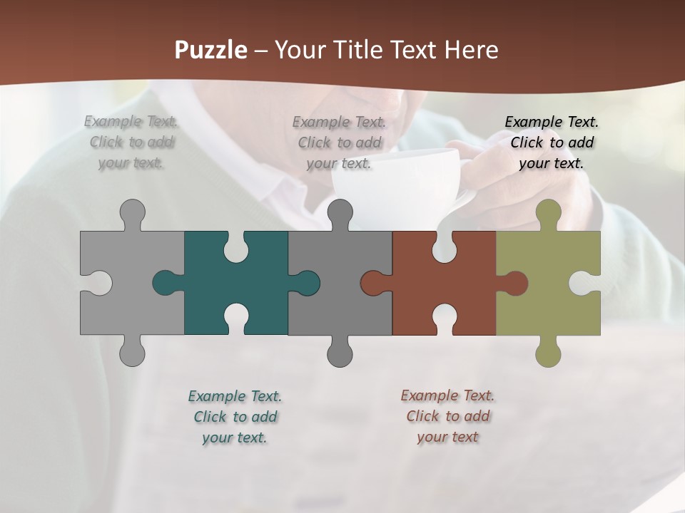 Isolated Dinner Background PowerPoint Template