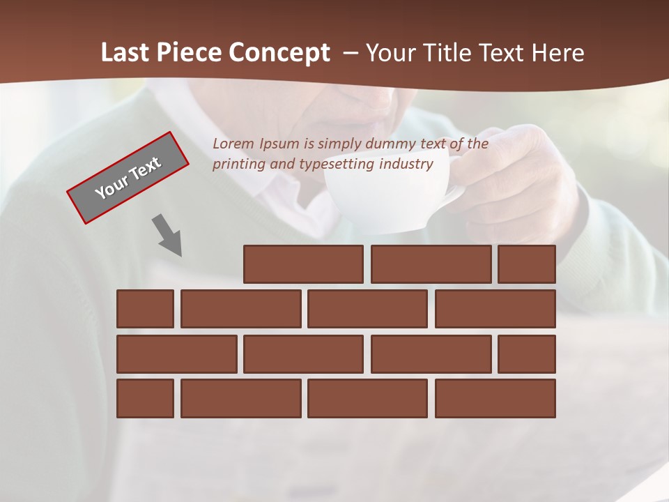 Isolated Dinner Background PowerPoint Template