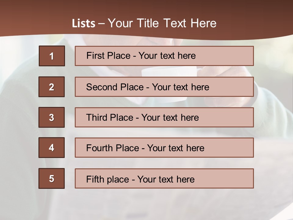 Isolated Dinner Background PowerPoint Template