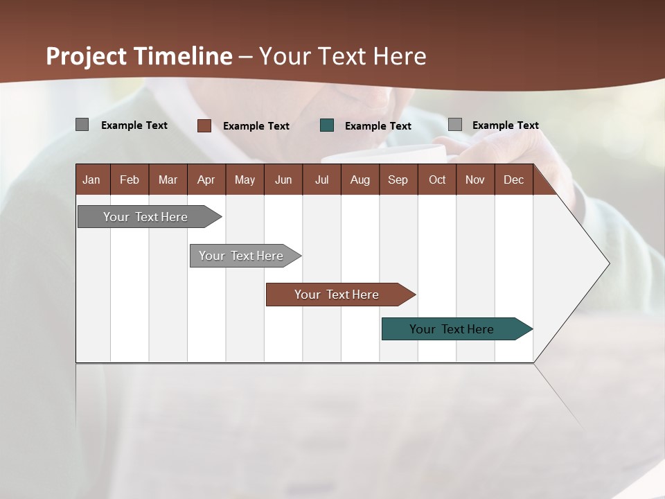 Isolated Dinner Background PowerPoint Template