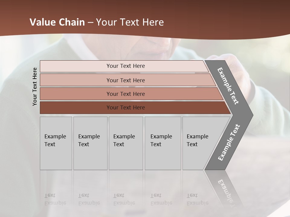 Isolated Dinner Background PowerPoint Template