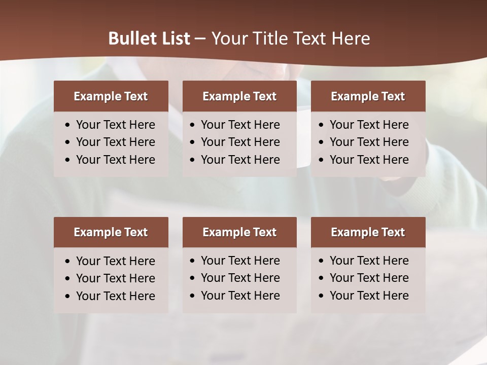 Isolated Dinner Background PowerPoint Template