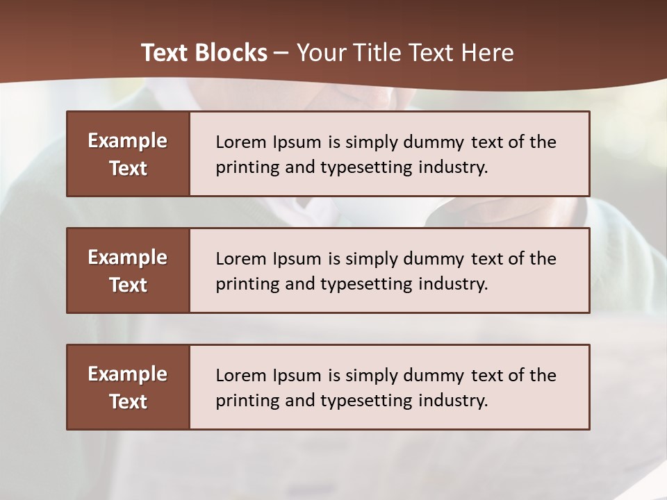 Isolated Dinner Background PowerPoint Template