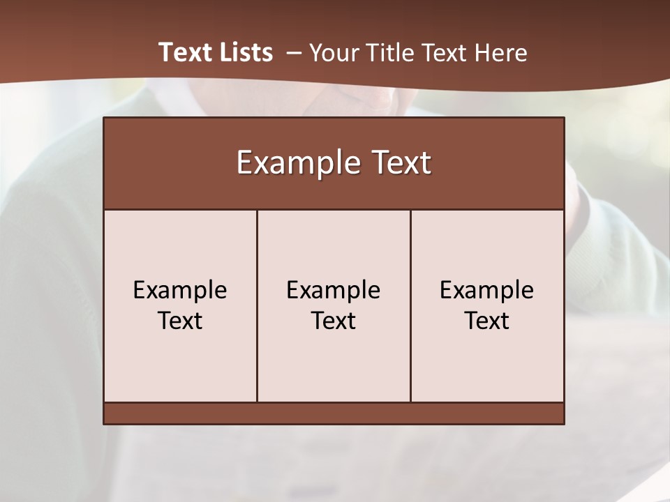 Isolated Dinner Background PowerPoint Template