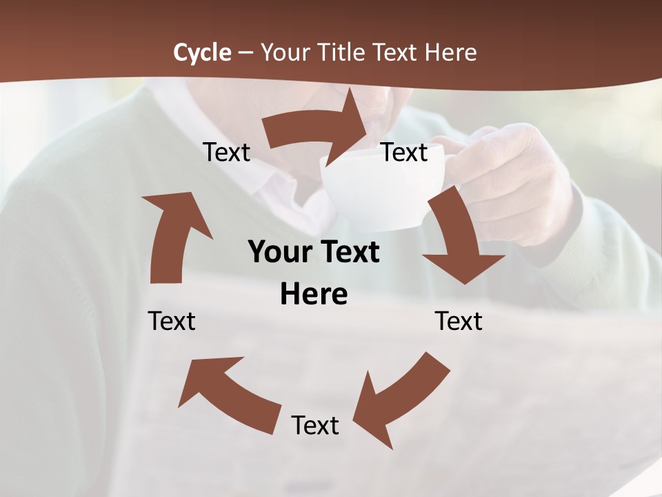 Isolated Dinner Background PowerPoint Template