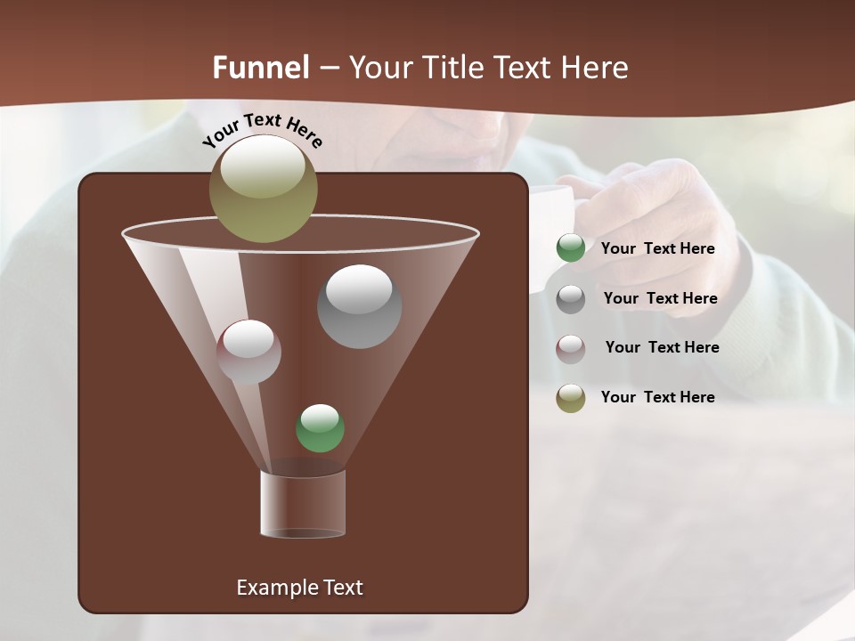 Isolated Dinner Background PowerPoint Template