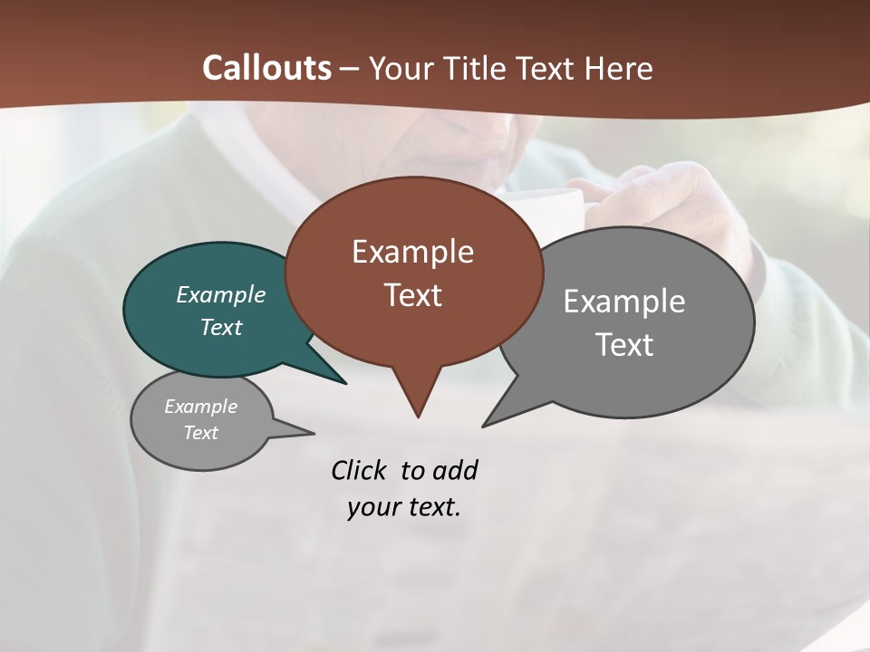 Isolated Dinner Background PowerPoint Template