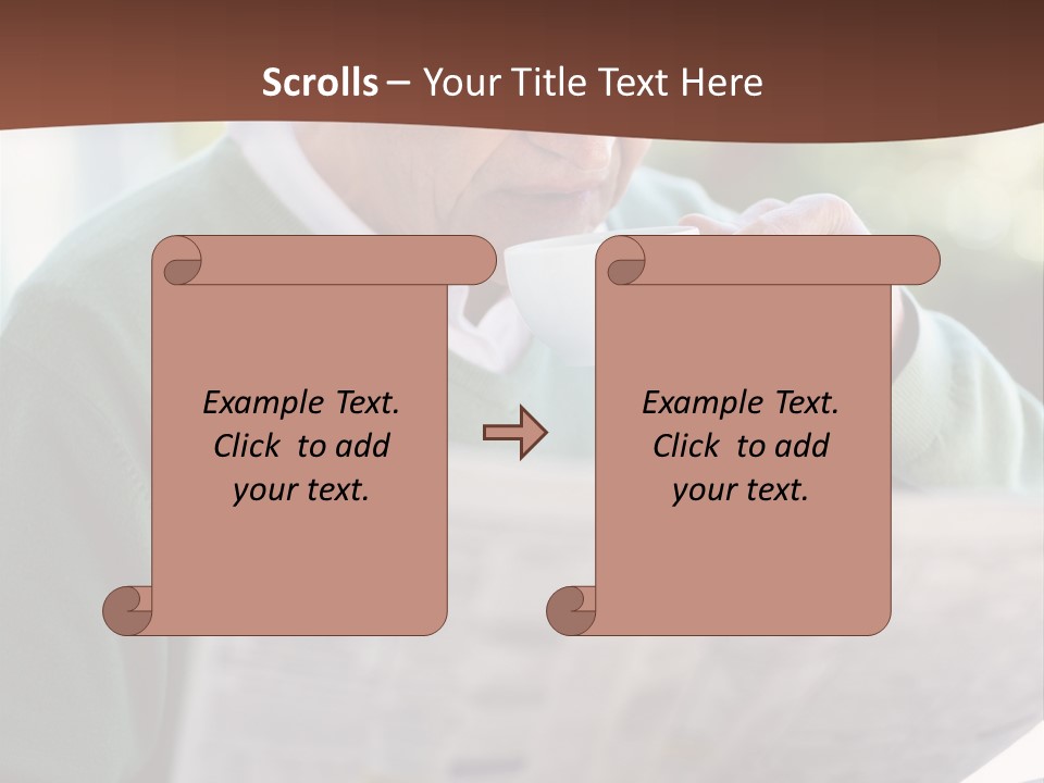 Isolated Dinner Background PowerPoint Template
