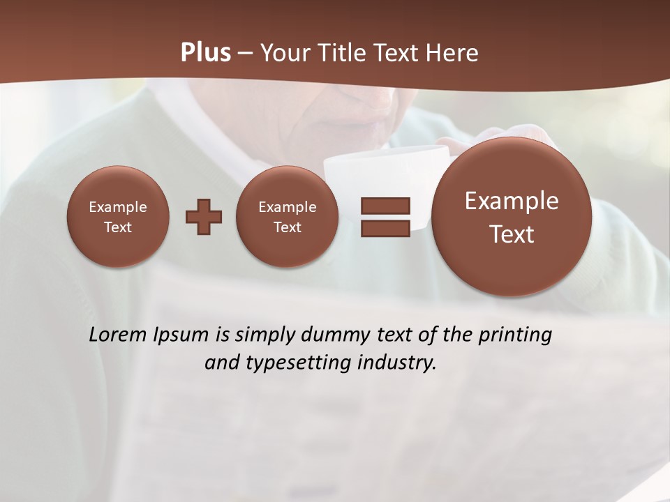 Isolated Dinner Background PowerPoint Template