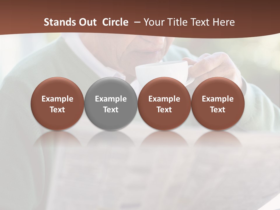 Isolated Dinner Background PowerPoint Template