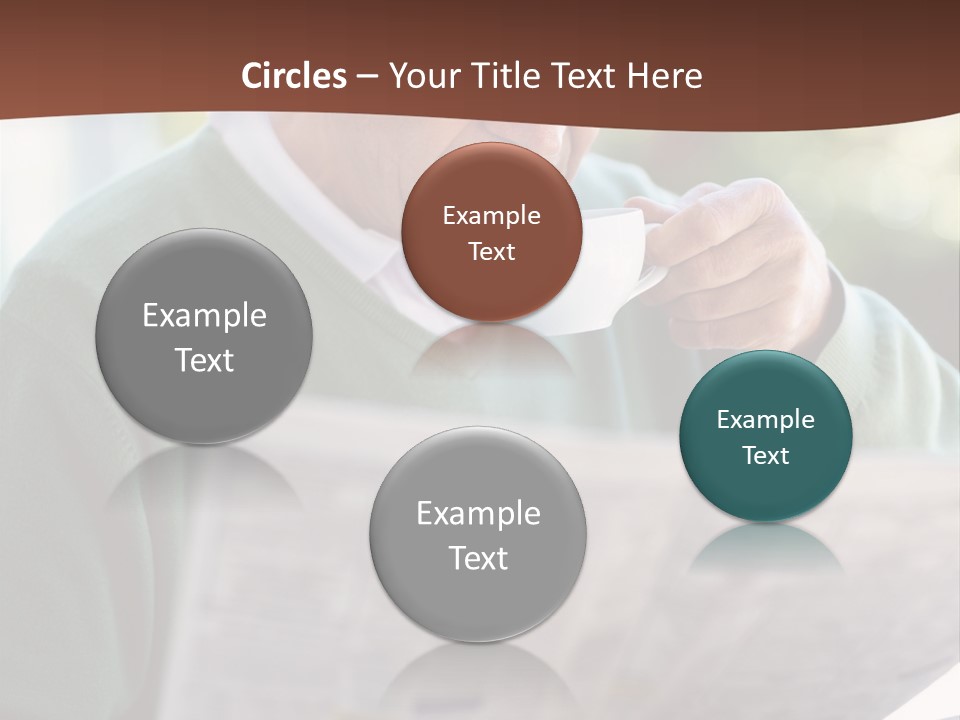 Isolated Dinner Background PowerPoint Template