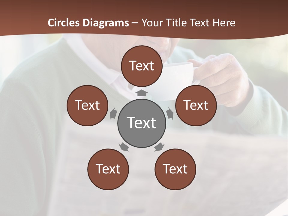 Isolated Dinner Background PowerPoint Template