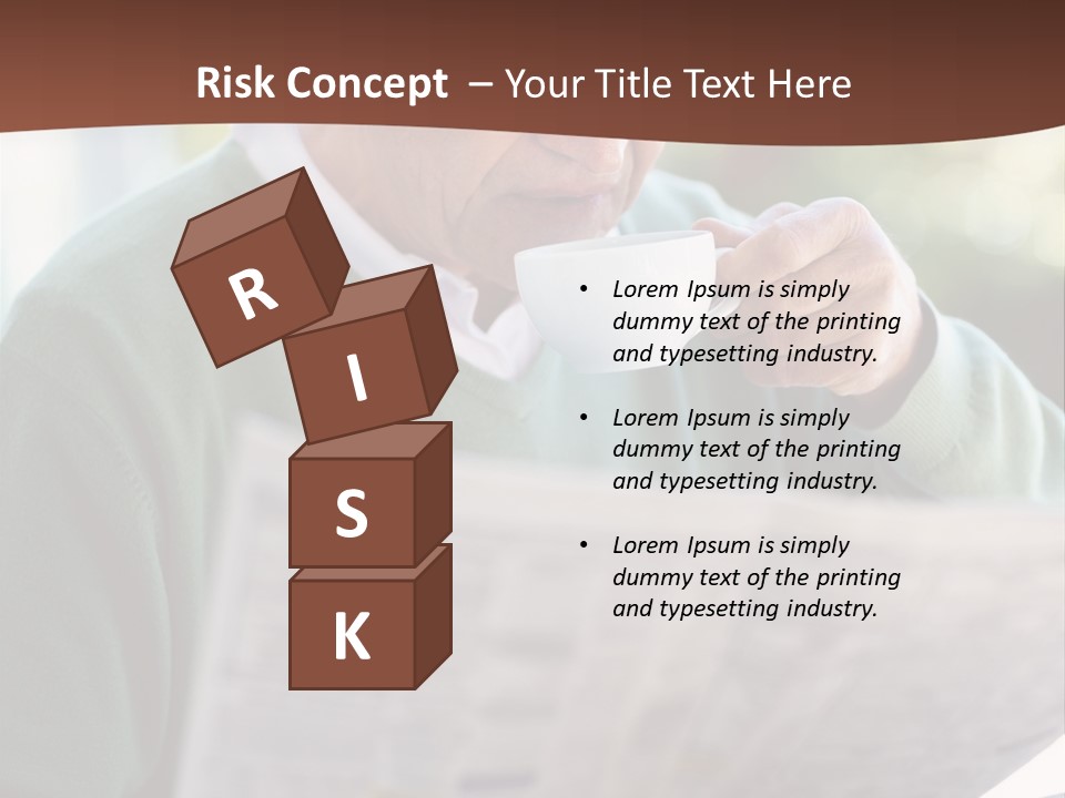 Isolated Dinner Background PowerPoint Template