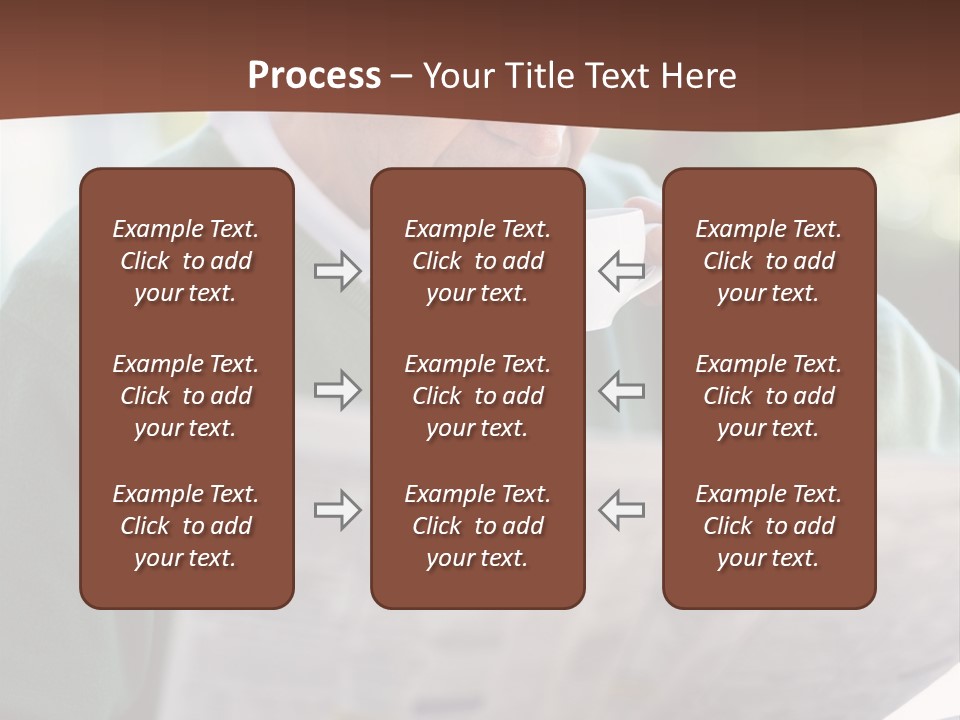 Isolated Dinner Background PowerPoint Template