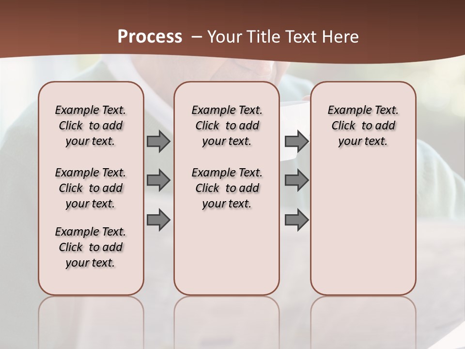 Isolated Dinner Background PowerPoint Template