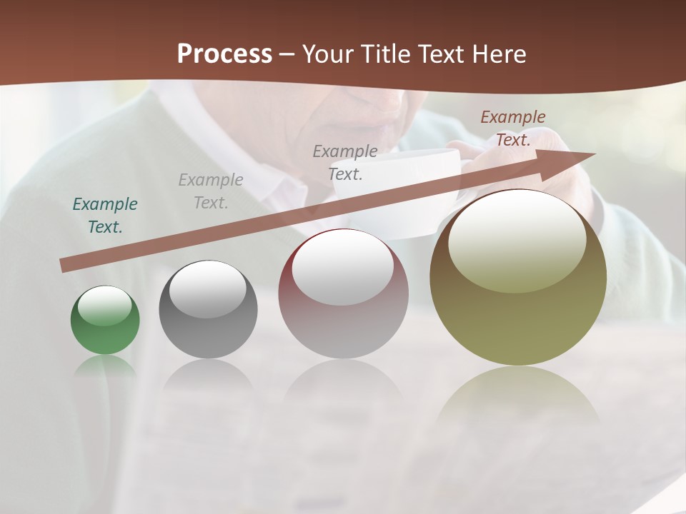 Isolated Dinner Background PowerPoint Template