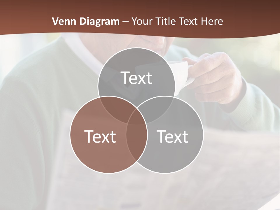 Isolated Dinner Background PowerPoint Template