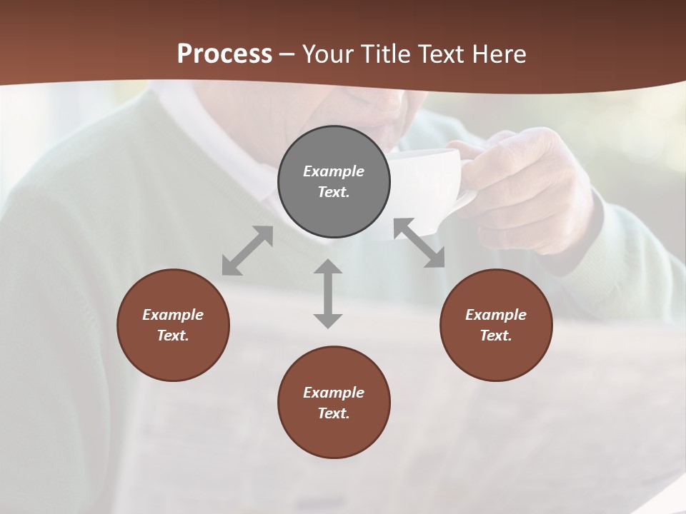 Isolated Dinner Background PowerPoint Template