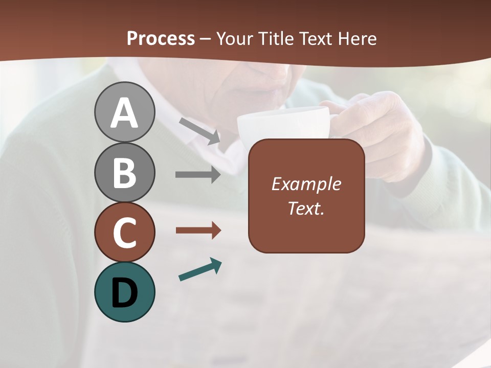 Isolated Dinner Background PowerPoint Template
