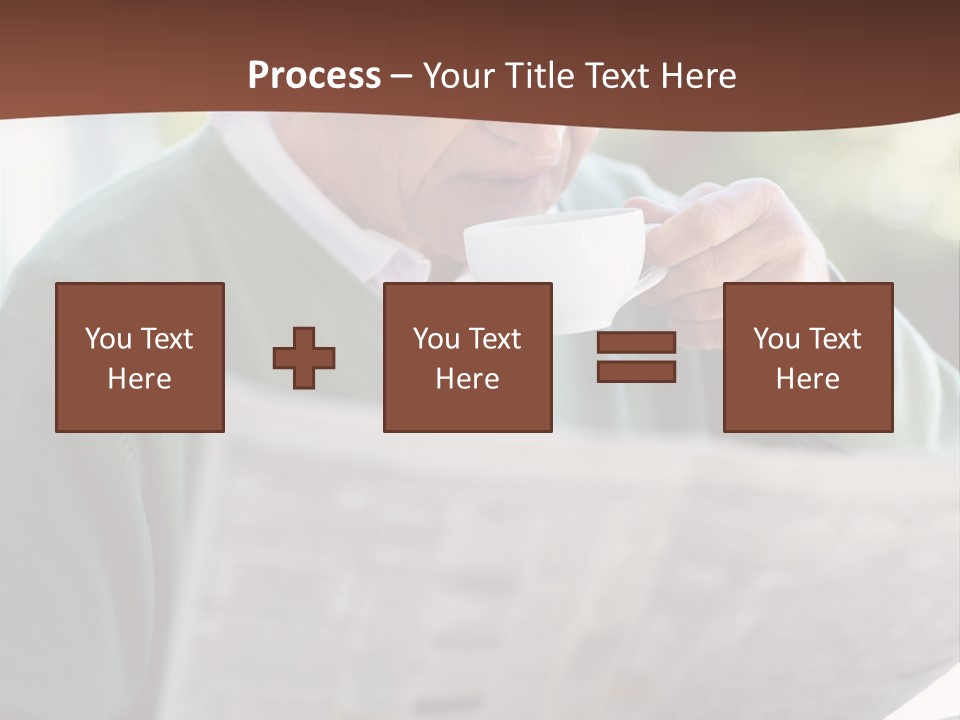 Isolated Dinner Background PowerPoint Template