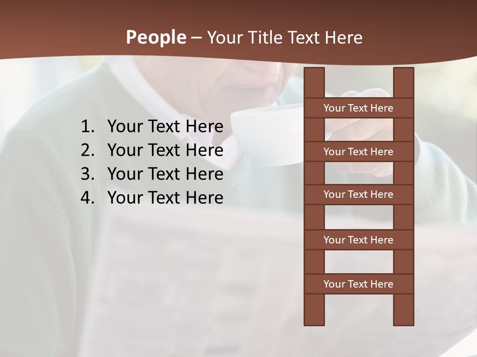 Isolated Dinner Background PowerPoint Template