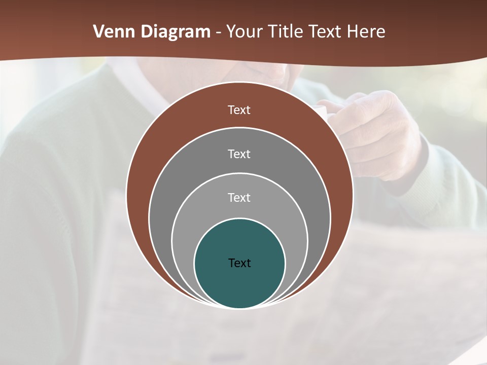 Isolated Dinner Background PowerPoint Template