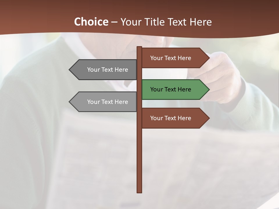 Isolated Dinner Background PowerPoint Template
