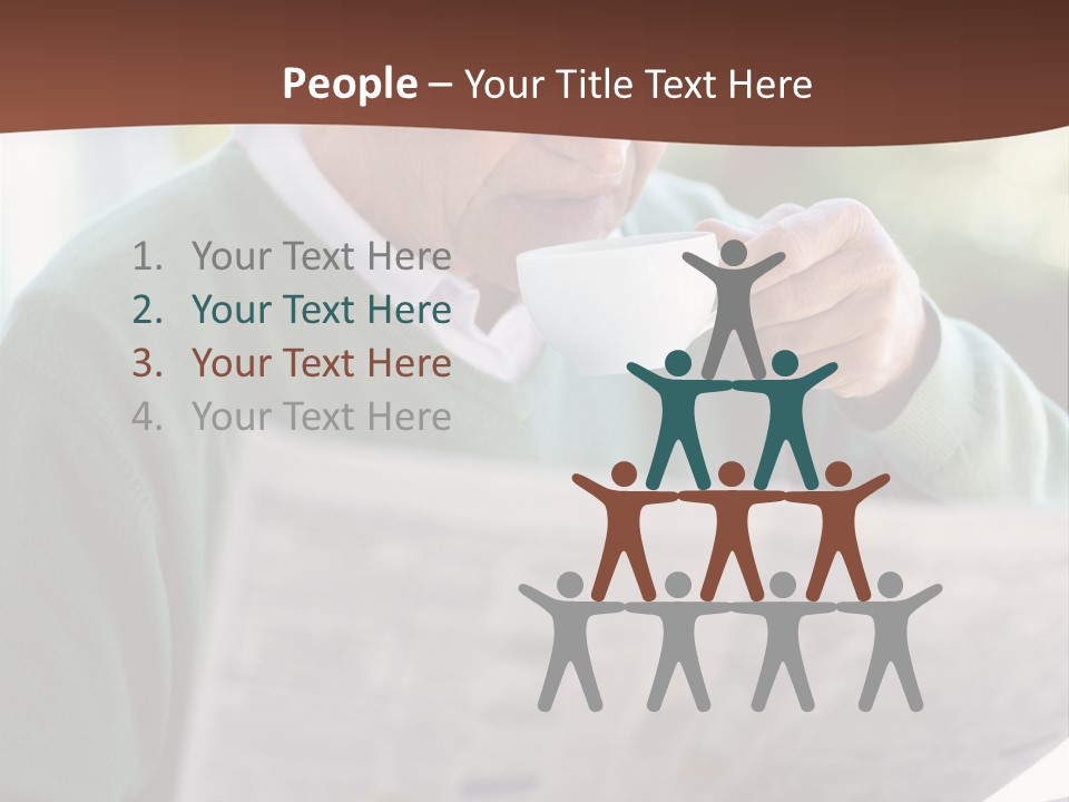 Isolated Dinner Background PowerPoint Template