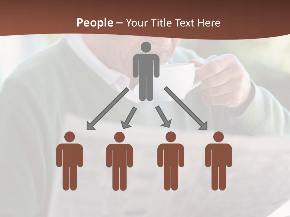 Isolated Dinner Background PowerPoint Template