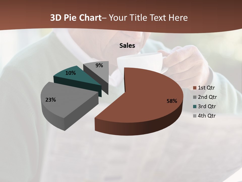 Isolated Dinner Background PowerPoint Template