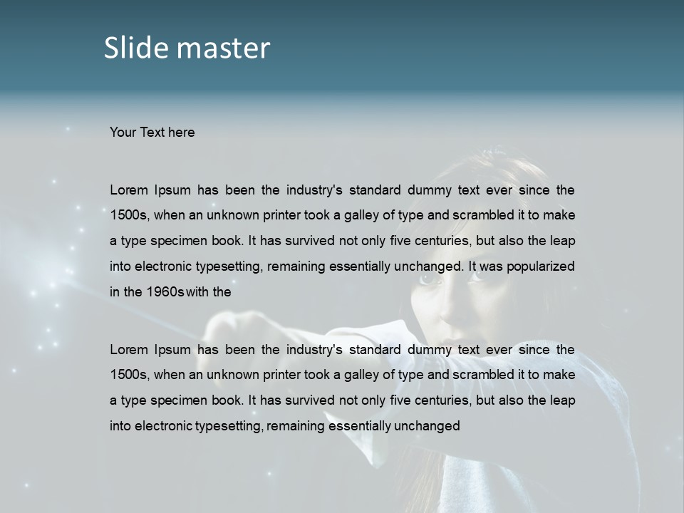 Wizard Student Fantasy PowerPoint Template