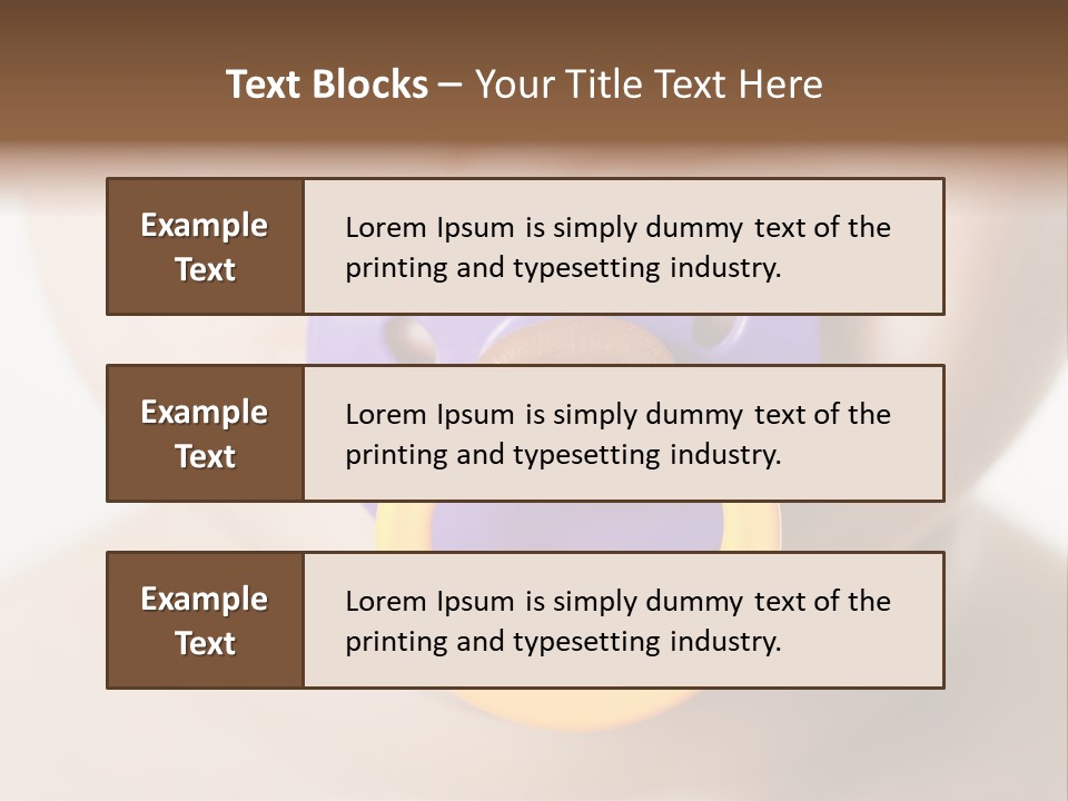 Ring Lifestyle Beautiful PowerPoint Template