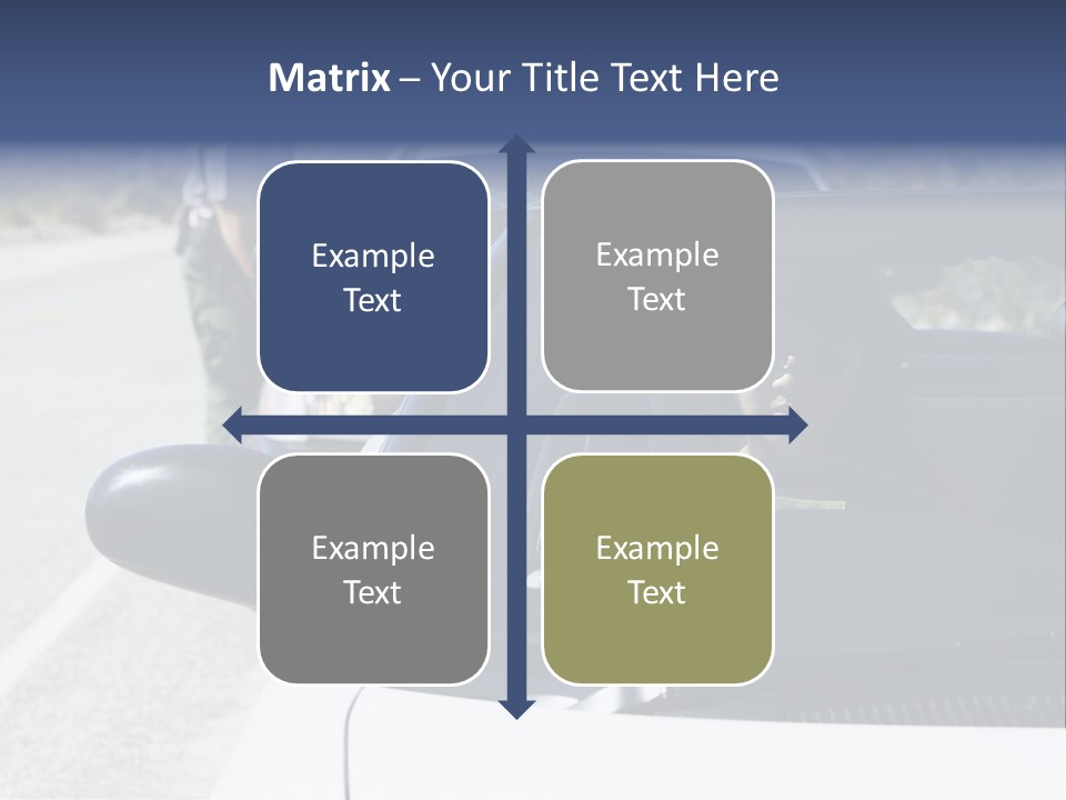 Uniform Desert Officer PowerPoint Template