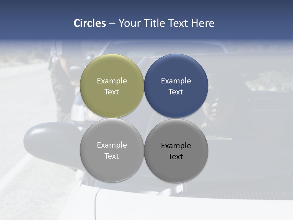 Uniform Desert Officer PowerPoint Template