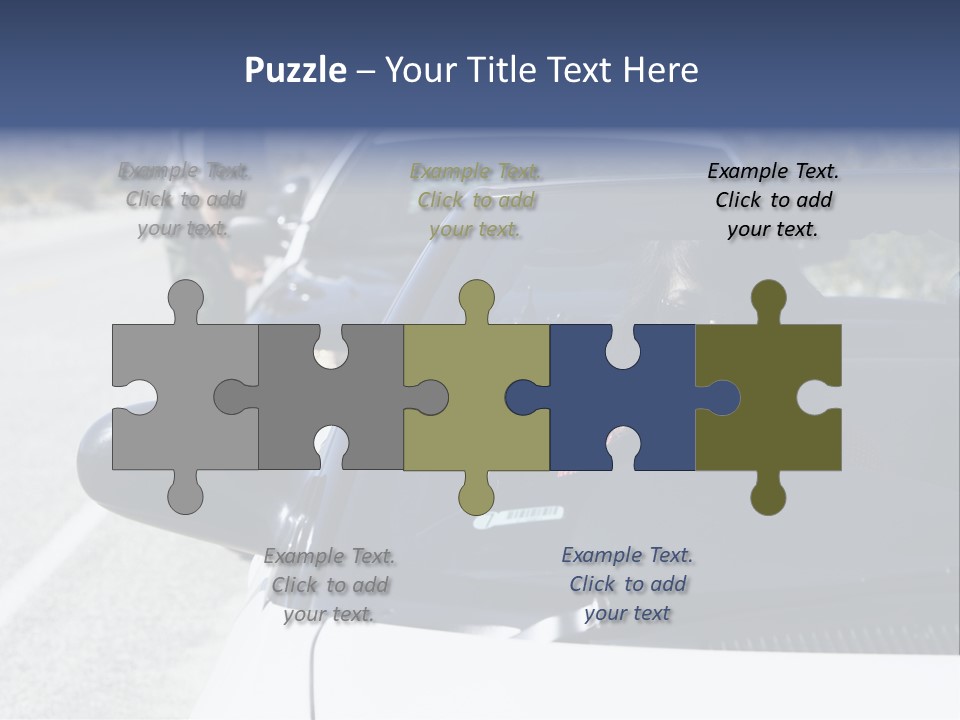 Uniform Desert Officer PowerPoint Template