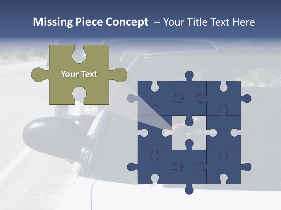 Uniform Desert Officer PowerPoint Template