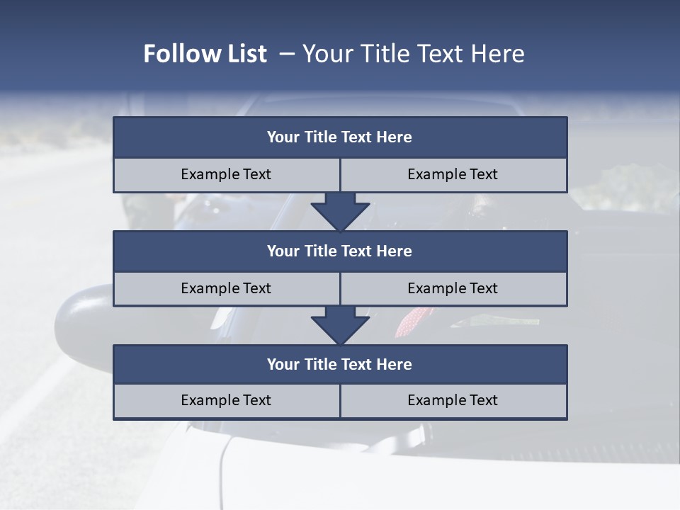Uniform Desert Officer PowerPoint Template