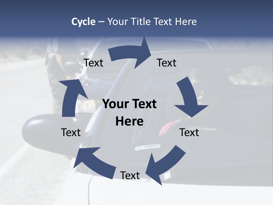 Uniform Desert Officer PowerPoint Template