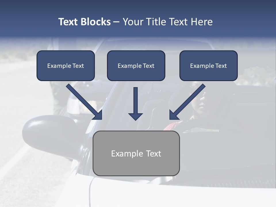 Uniform Desert Officer PowerPoint Template
